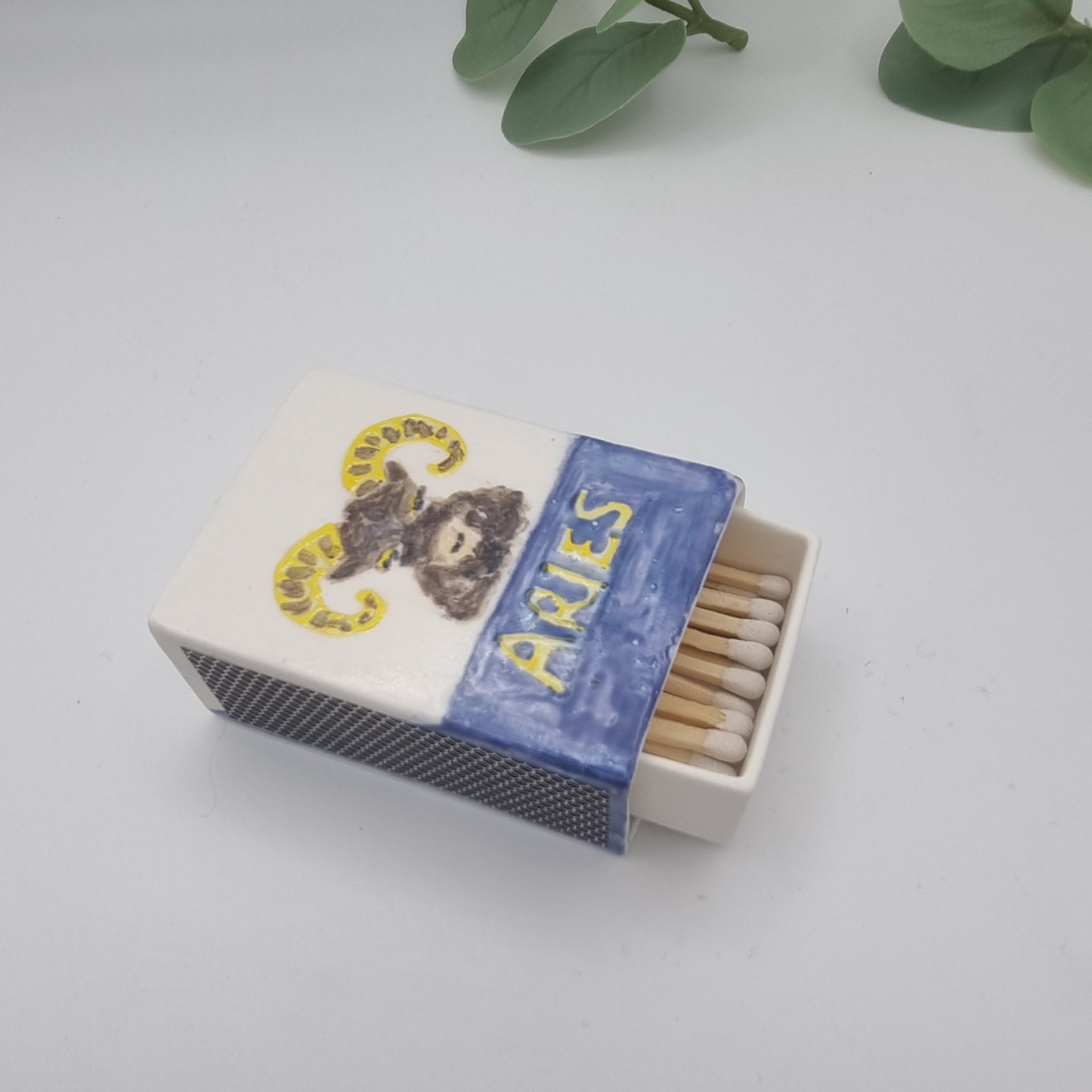 Ceramic box- Aries