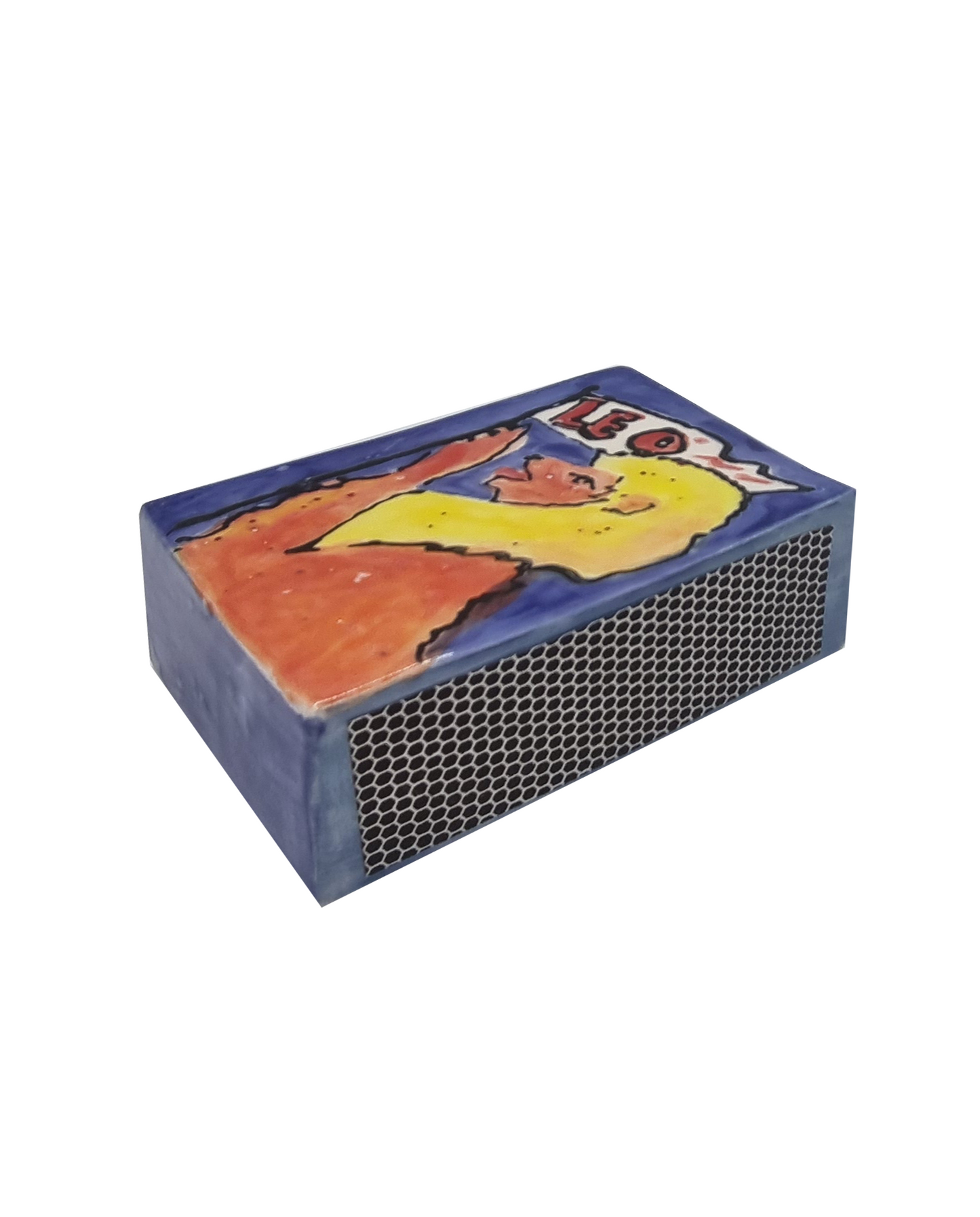 Made to order: Ceramic matchbox- Zodiac - Leo